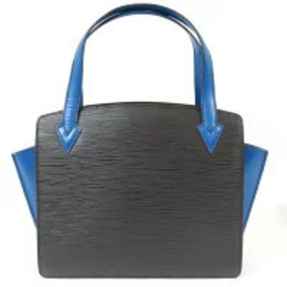 Louis Vuitton Handbag Epi Varenne Leather Bicolor Black
